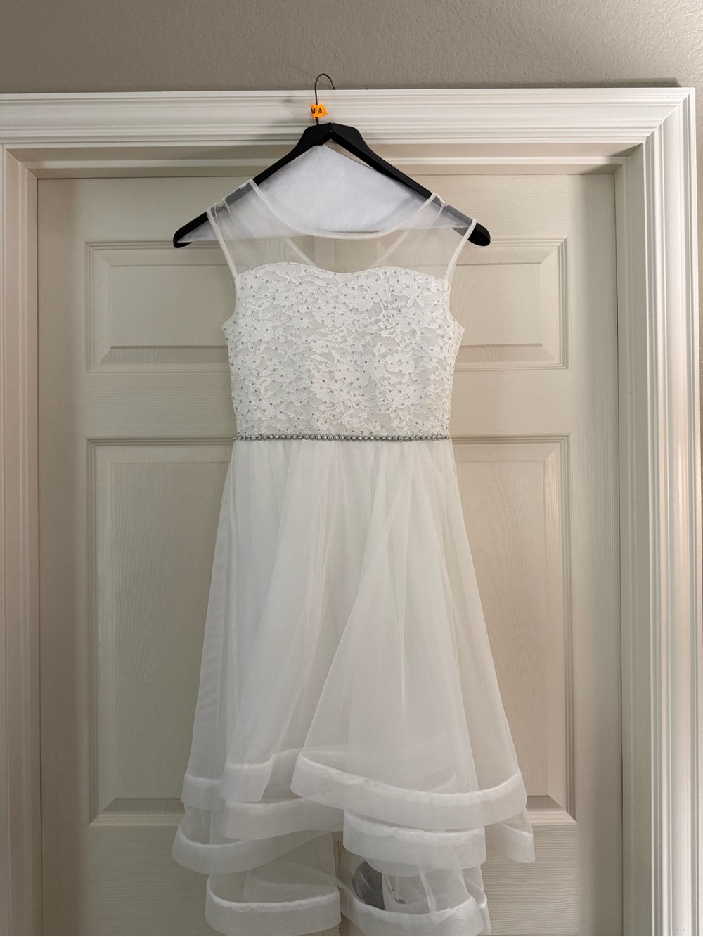 Girls white dress